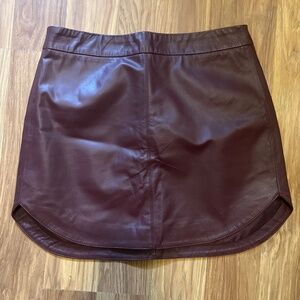 Barely worn bb Dakota leather mini skirt